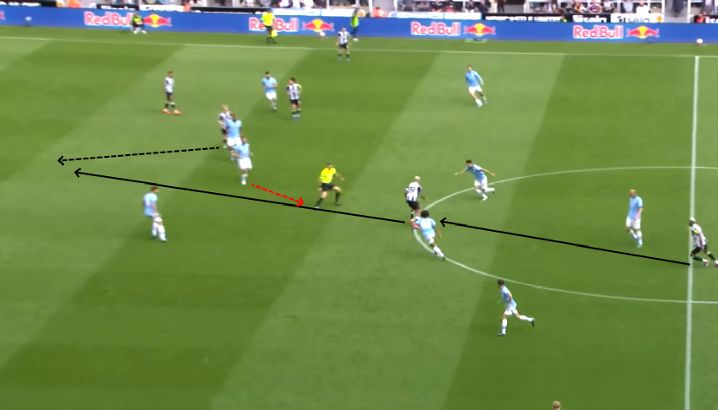 Newcastle penalty v Man City