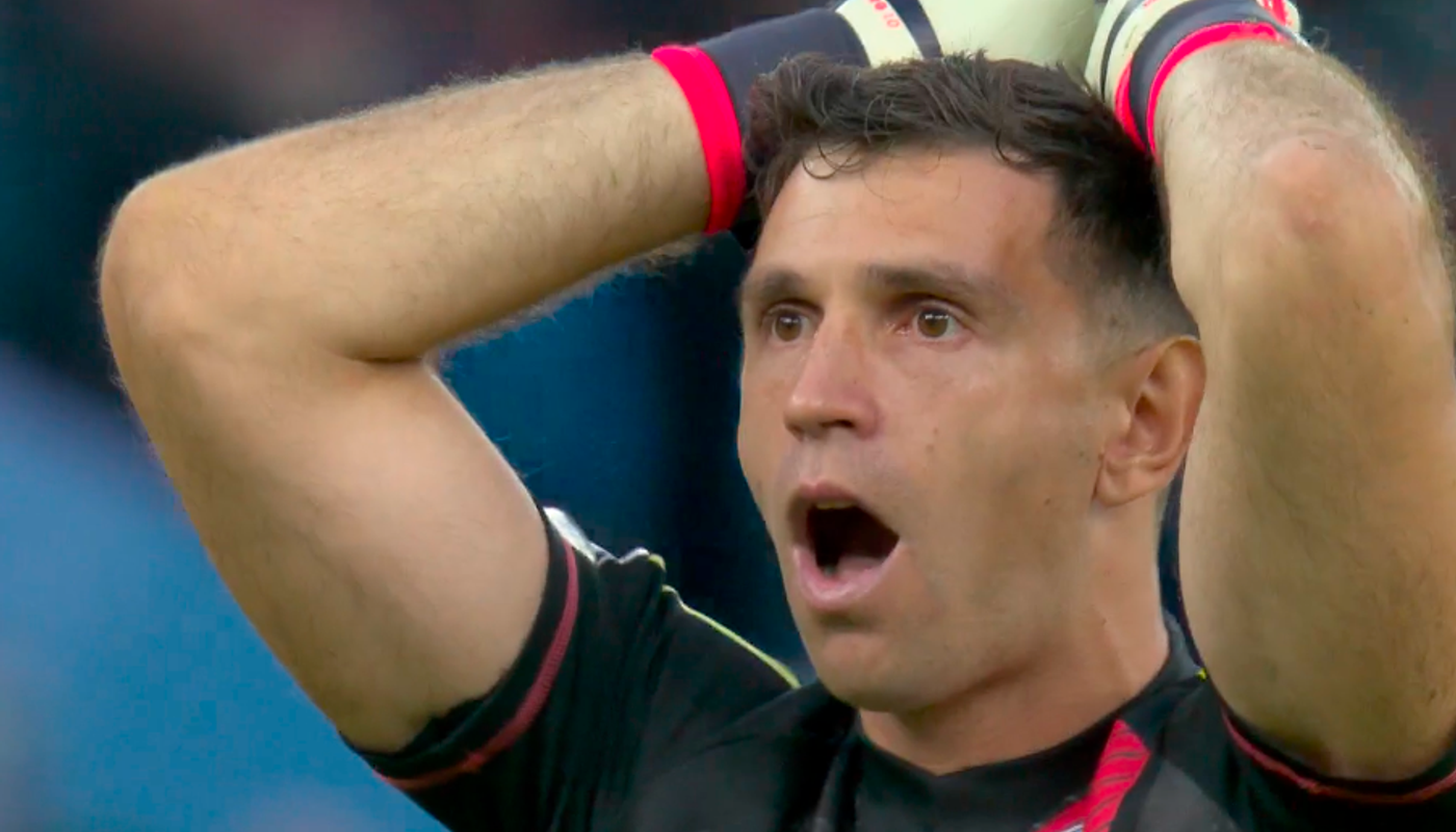 Emiliano Martinez was shocked by Duran's goal